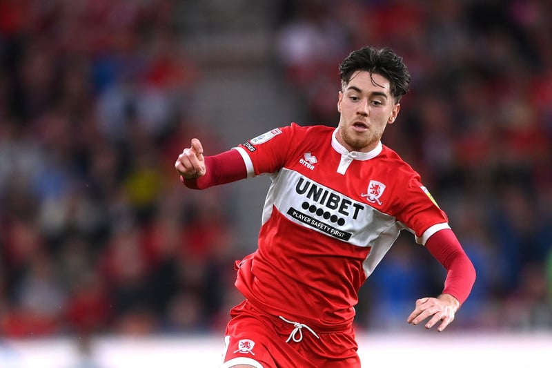 Another central midfield suggestion and therefore a position Leeds need to supplement in the window. Middlesbrough midfielder Hayden Hackney emerged under Michael Carrick last season and has quickly become a favourite at the Riverside Stadium. It would be a short hop over to Elland Road if Leeds could guarantee first-team importance and promotion at the first time of asking, but Boro are expected to dig their heels in for the 20-year-old this summer. Would be a difficult one to do given he extended his contract seven months ago. (Photo by Stu Forster/Getty Images)