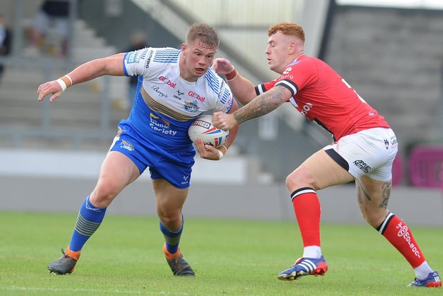 The front-rower has two games left to serve of a long ban imposed after being sent-off for punching while playing on loan for Bradford Bulls.