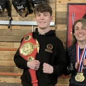 Dylan and Emily of Sanctus Boxing Club Brighouse