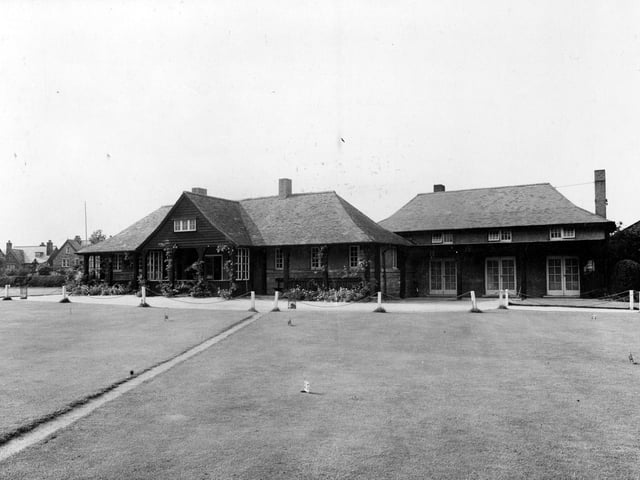 The club house at Roundhay Park Golf Club pictured in September 1938.