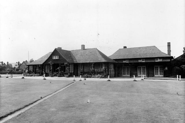 The club house at Roundhay Park Golf Club pictured in September 1938.