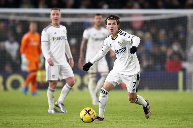 Aaronson only had 45 minutes on the pitch against La Real but is a shoe-in for a start versus Man City. Marsch is likely to deploy him on the right flank tonight (Photo by Jan Kruger/Getty Images)