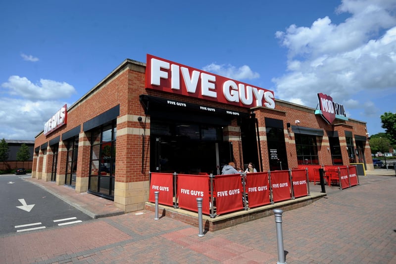 Popular high street chain Five Guys was also recommended several times. This branch is at the Cardigan Fields Leisure Park, off Kirkstall Road.