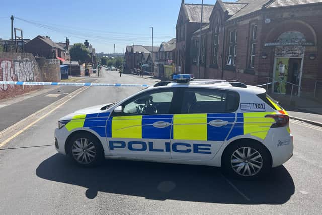 The man was seen on Woodhouse Street near to Woodhouse Community Centre