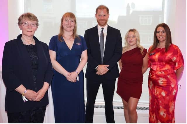 Prince Harry, Duke of Sussex, with Helen
