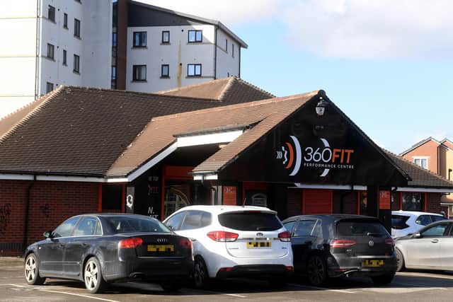360 Fit Performance Centre, in Holbeck, where a man who was stabbed in the face ran into for help.