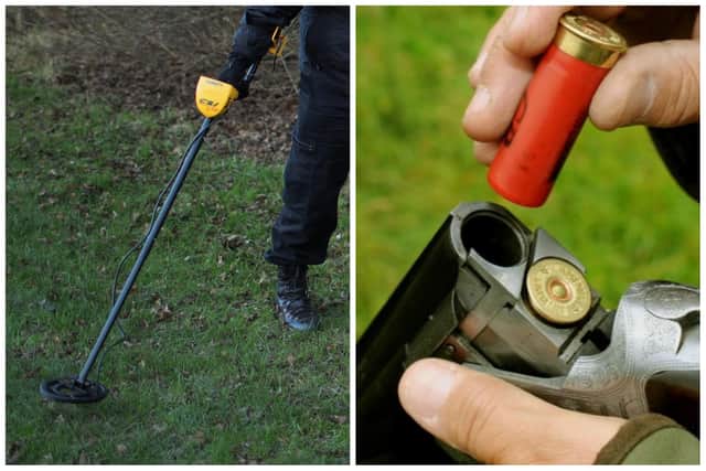 Fowler said he found the gun while out metal detecting. (library pics by Getty Images / National World)