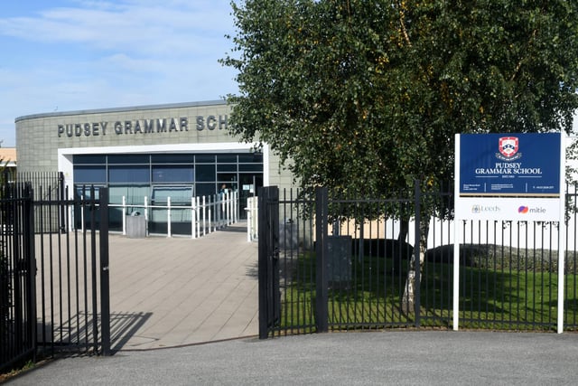 At Pudsey Grammar School, just 63% of parents who made it their first choice were offered a place for their child. A total of 127 applicants had the school as their first choice but did not get in.