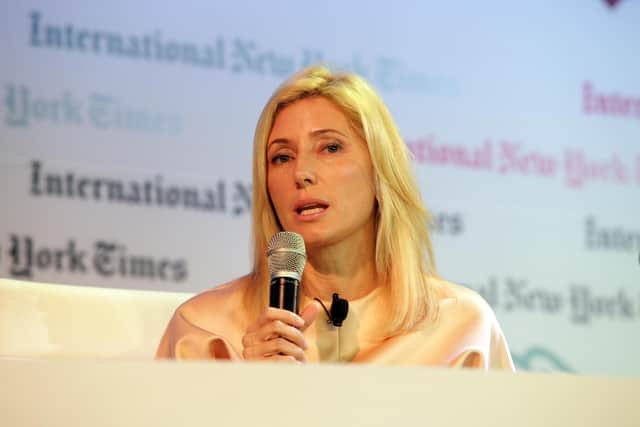 Princess Marie-Chantal of Greece is a board director of DFS Holdings, the duty free shopping company that has helped her family to amass a vast fortune. Picture: Nicky Loh/Getty Images for INYT