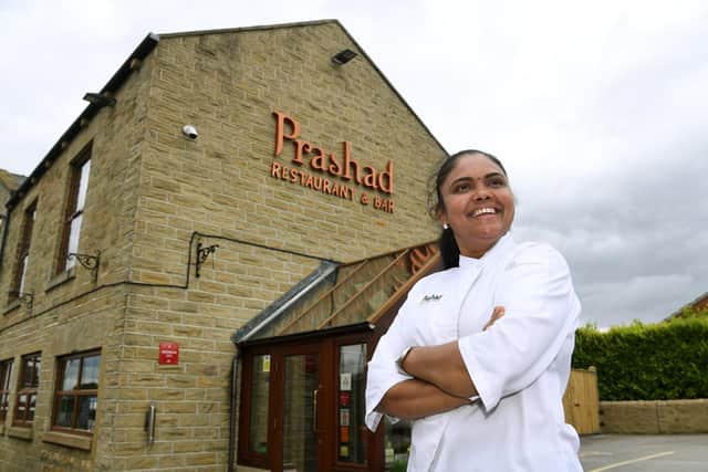 Minal Patel, the head chef of Prashad Indian restaurant in Drighlington. Picture : Jonathan Gawthorpe