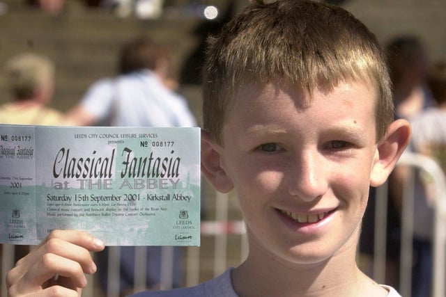 Adam Lister queued for over an hour in 2001 to snap up his free Classical Fantasia ticket.