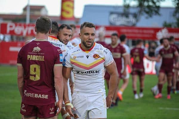 Catalans Dragons' Mickael Goudemand is the only signing so far announced by Rhinos for 2024. Picture by Rémi Vignaud/Catalans Dragons/SWpix.com.