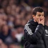 LEEDS, ENGLAND - APRIL 04: Javi Gracia, Manager of Leeds United, reacts during the Premier League match between Leeds United and Nottingham Forest at Elland Road on April 04, 2023 in Leeds, England. (Photo by Alex Livesey/Getty Images)