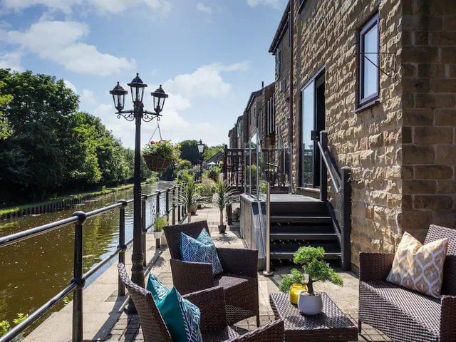 This recently refurbished home boasts spectacular interiors and free on-site parking.