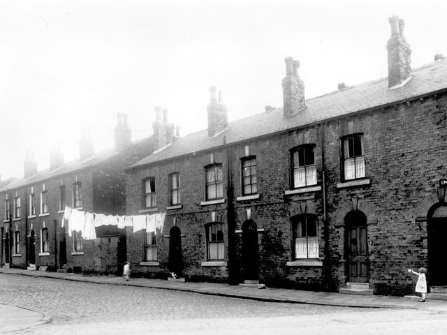 Laycock Street, looking from the direction of Buslingthorpe Lane pictured in July 1958.