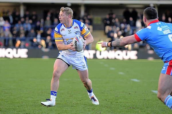 Lachie Miller is the only experienced specialist full-back in Leeds Rhinos' senmior squad. Picture by Steve Riding.