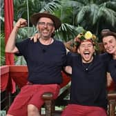 I'm A Celebrity Rev Richard Coles, Danny Jones, and Coleen Rooney/ITV