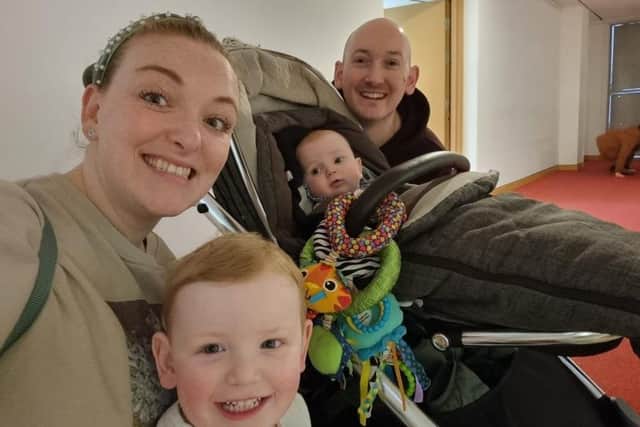 Ruby and Dale Lockwood with their children Arthur and Winifred.