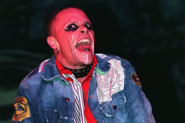 The Prodigy headlined the main stage on the Saturday night. Pictured is frontman Keith Flint.