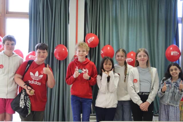 Youngsters raised money for communities around the globe.