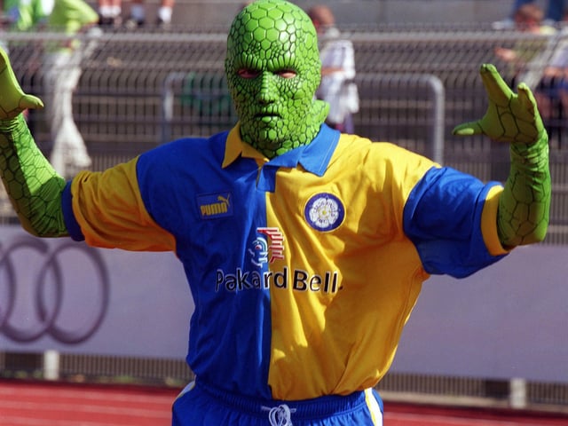Who was the masked mascot?