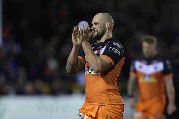 George Griffin is 'over the moon' to be staying at Tigers. Picture by John Clifton/SWpix.com.
