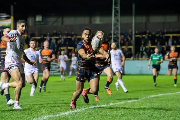 Jason Qareqare has returned from a loan spell at Bradford and could feature for Tigers this weekend. Picture by Allan McKenzie/SWpix.com.
