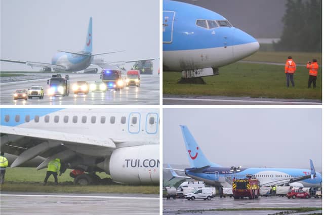 Photos have been shared of the aftermath of the dramatic incident