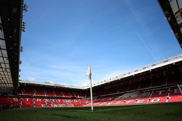 DOUBTS: Surrounding Leeds United's Premier League clash against arch rivals Manchester United at Old Trafford, above, next weekend. Photo by Catherine Ivill/Getty Images.