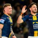 Danny Levi, left and Jack Bird are back in Leeds Rhinos' 21 for Friday's game at St Helens. Picture by Allan McKenzie/SWpix.com.
