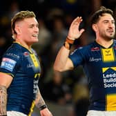 Danny Levi, left and Jack Bird are back in Leeds Rhinos' 21 for Friday's game at St Helens. Picture by Allan McKenzie/SWpix.com.