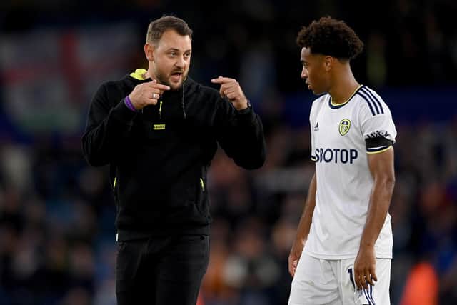 MESSAGE: From former Whites assistant head coach Rene Maric, left, to Leeds United's fans. Photo by Stu Forster/Getty Images.