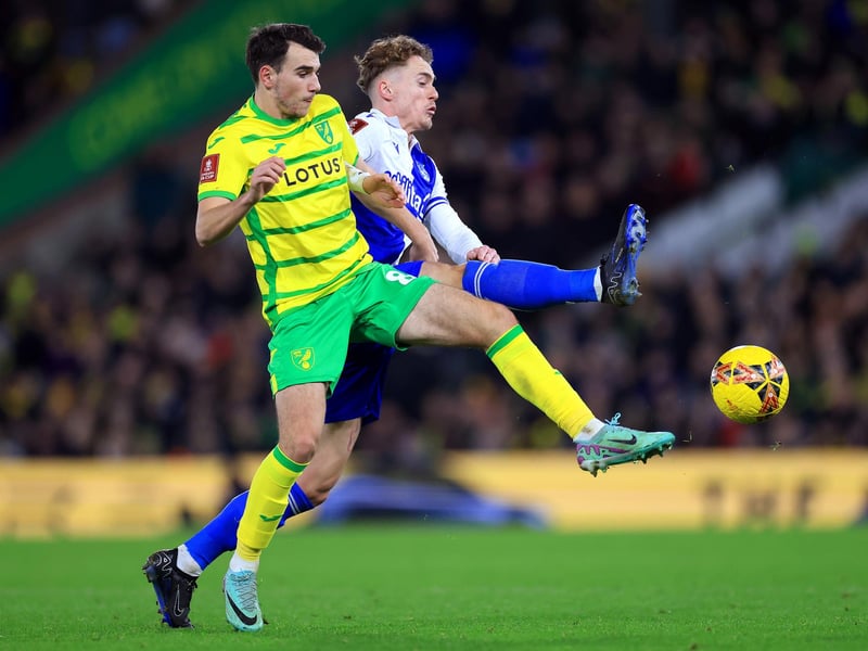 Another Norwich player whose season is over, 21-year-old midfielder suffering a thigh injury in last month's 2-2 draw at Sheffield Wednesday.