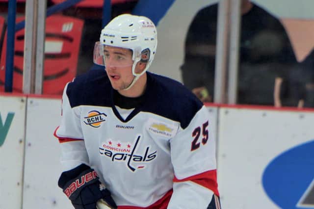 Zachary Brooks - pictured during his time with Cowichan Valley Capitals during the 2019-20 season. Picture courtesy of Cowichan Valley Capitals/ Mijen Multimedia