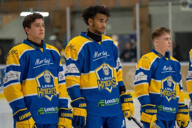TEAM-MATES: Carter Hamill (right) will be joined on the GB Under-20s roster by Leeds Knights' team-mate Tate Shudra (left). Picture courtesy of Oliver Portamento