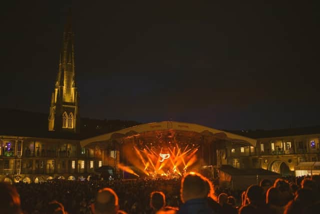 American rock band Pixies performing at The Piece Hall last year.