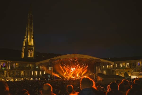 American rock band Pixies performing at The Piece Hall last year.