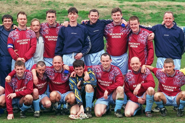 Seacroft Green who lost in the final of the Leeds Sunday League Raftery Cup. Pictured in April 1999.