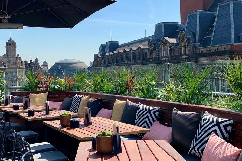 The Alchemist, in Trinity Leeds, has an outdoor space to enjoy its creative cocktails and mouth-watering food in the sun