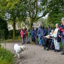 Members of Open Country enjoy a walk in Nidderdale