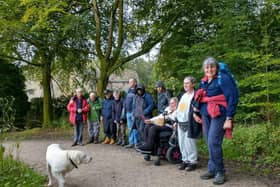 Members of Open Country enjoy a walk in Nidderdale