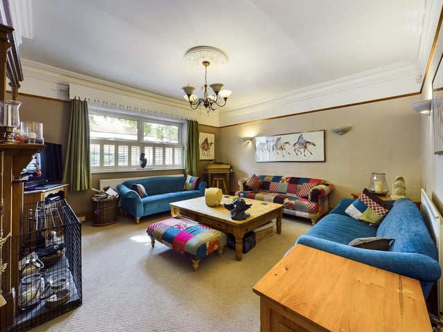 This appealing room once housed a greengrocer's shop, then later a bank.