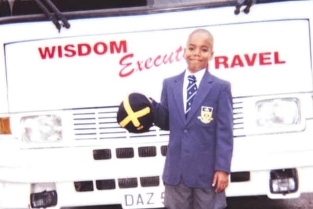 Another picture from Yona Knight-Wisdom's school days.