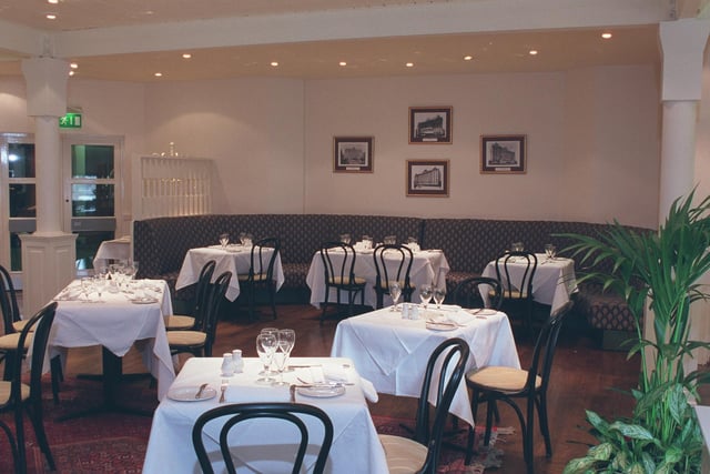 The Harewood restaurant at the Queens Hotel.