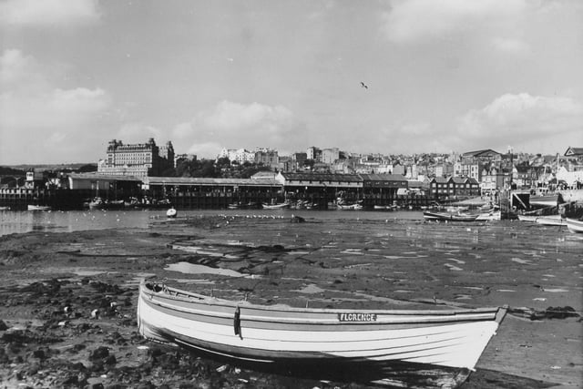 Scarborough Harbour pictured in August 1961.