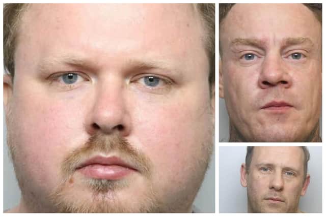 Pictured: Matthew Fisher (left), Andrew Hillier (top right) and Brian Stott (bottom right)