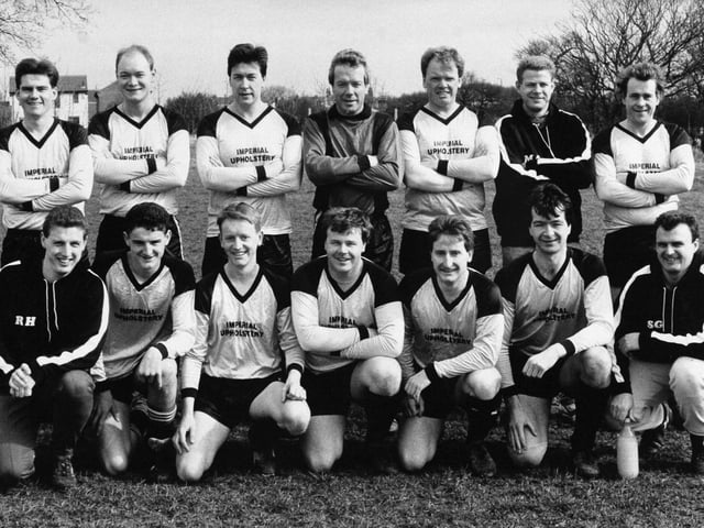 Colton, who played in the Leeds Combination League, pictured in April 1989. Back row, from left, are John Orrell, Andy Farrar, Keith Encell, Darrell McManus, John Weldon, Mark Adair and Steve Craddock. Front row, from left, are Richard Hartley, Dominic Moyles, Graham Brown, Colin Reaper, Tony Rourke, Nigel Cranson and Steve Green.