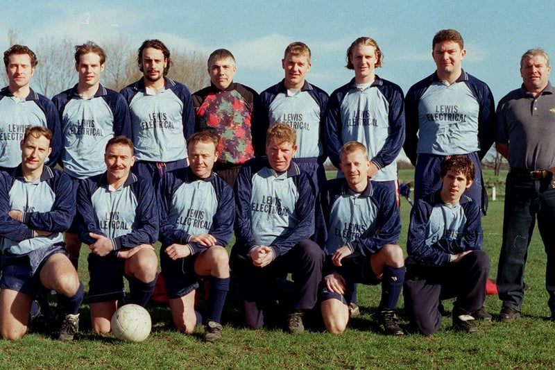 Rothwell Athletic  who played in the West Yorkshire League pictured in .February 1998.  Back row, from left, are Paul Kaye, Stuart Baldwin, Tim Lowe, Chris Dews, Paul Kelly, Simon Portrey, Dave Amman and manager Alan Hunt. Front row, from left, are Phil Wilson, John Sweeney, Peter Thornton, Phil Hart, Ian Boardman and Dave Ward.