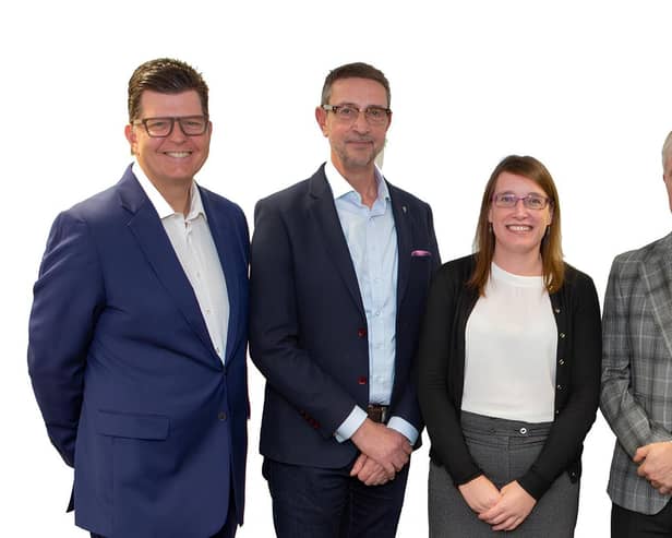 The Network Auctions team, l-r: Guy Charrison, Richard Worrall, Denise Daniels, Stuart Elliott, Tony Limbrick
