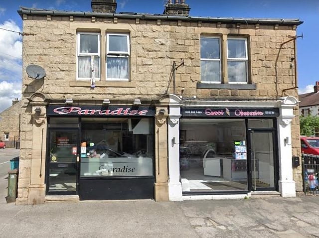 Paradise Balti and Pizza in Yeadon was another curry house recommended by our readers. The fast food joint offers tandoori, korma and balti dishes as well as Indian set meals and favourites such as vindaloo.